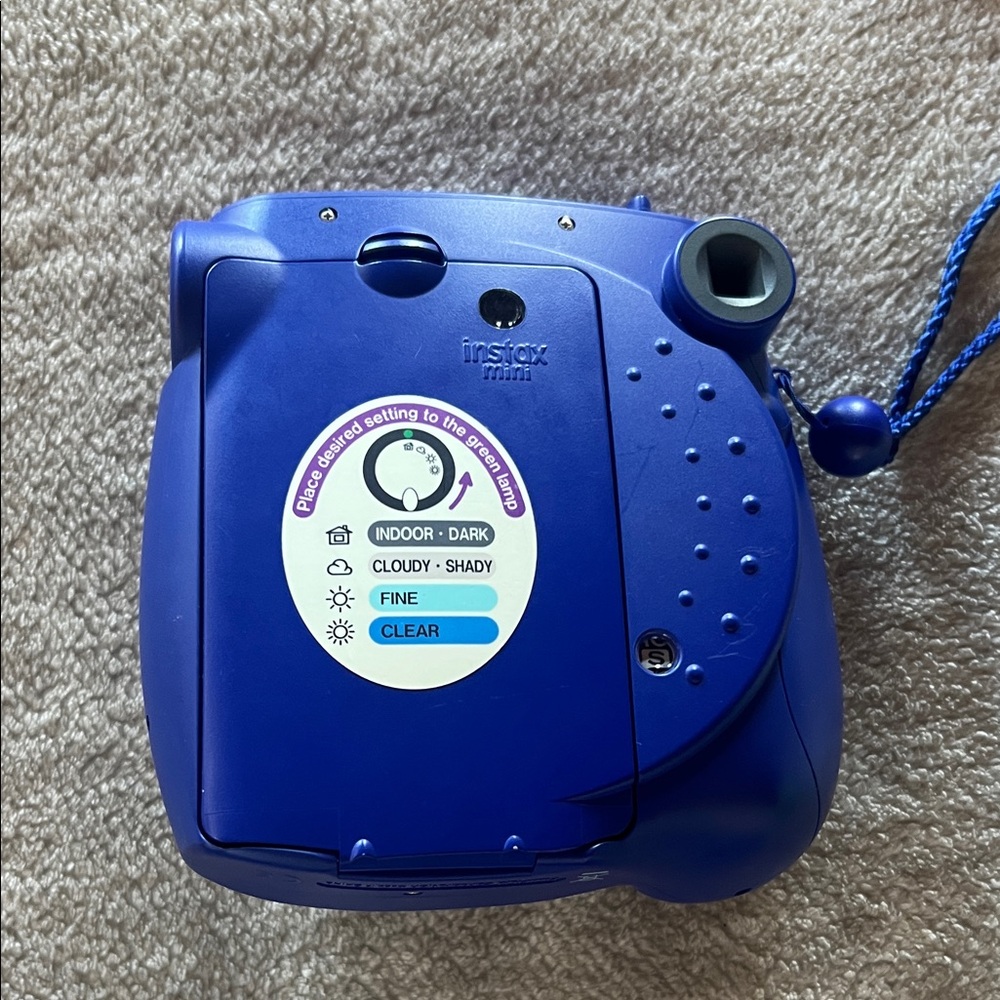Fujifilm Instax Mini Deep Blue Camera with Film Pack - Picture 2 of 5